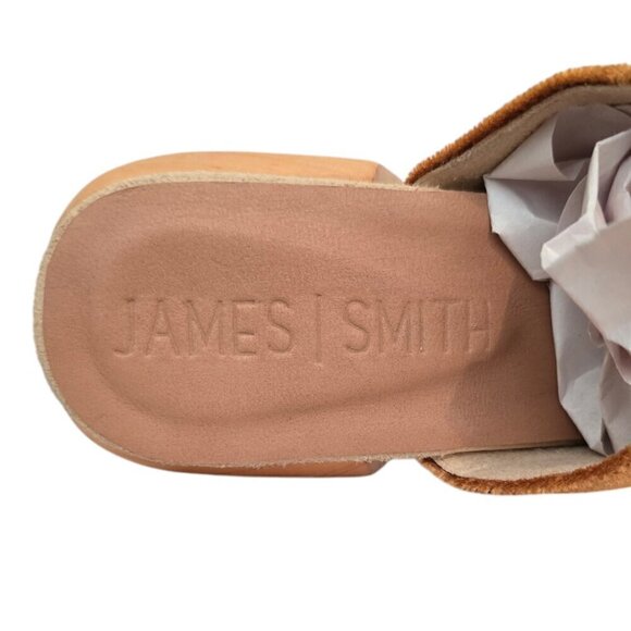 James Smith Velvet Le Point Pointed Toe Mules in Marigold Sz 37 (6) - Picture 7 of 8